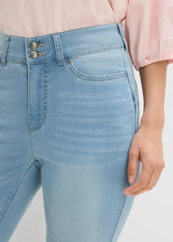 Shaping Bootcut Jeans Mid Waist, bonprix