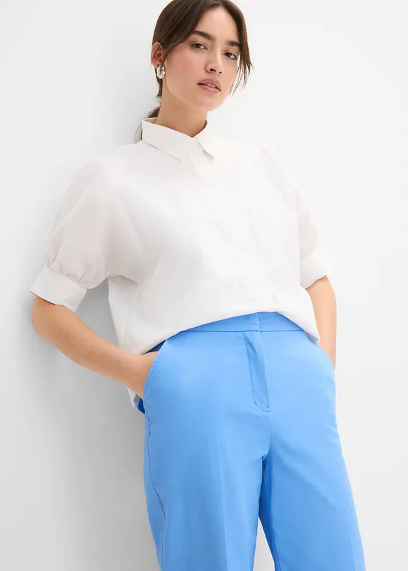 Chinos av bomullstwill, bonprix