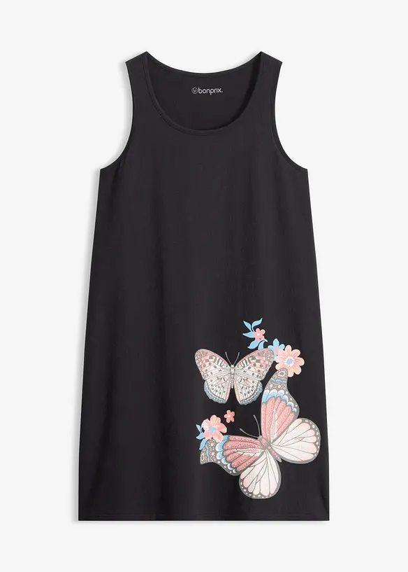 Kort nattlinne av ren bomull, bonprix