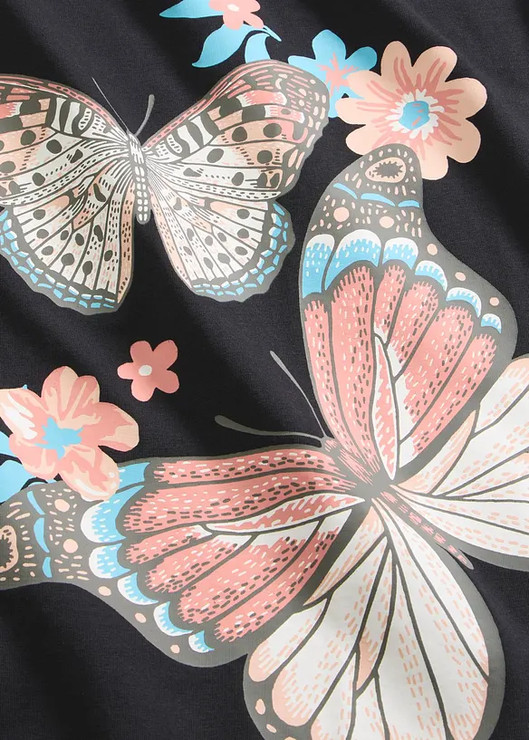 Kort nattlinne av ren bomull, bonprix