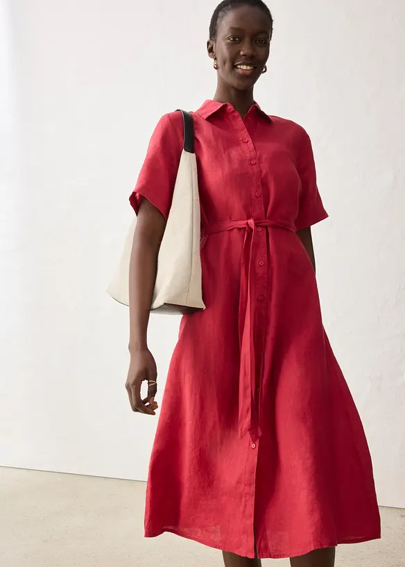 Bluskl&auml;nning i linne, bonprix