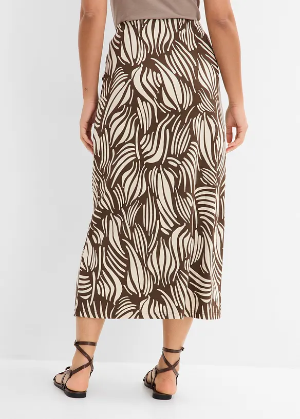 Jerseykjol av stretchigt bomullsmaterial, bonprix