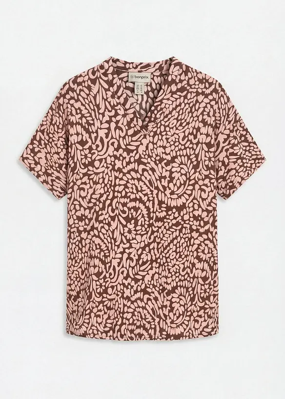 Blustunika av viskos med mjukt fall, bonprix