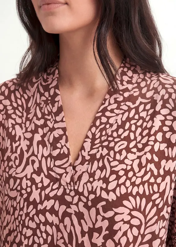 Blustunika av viskos med mjukt fall, bonprix