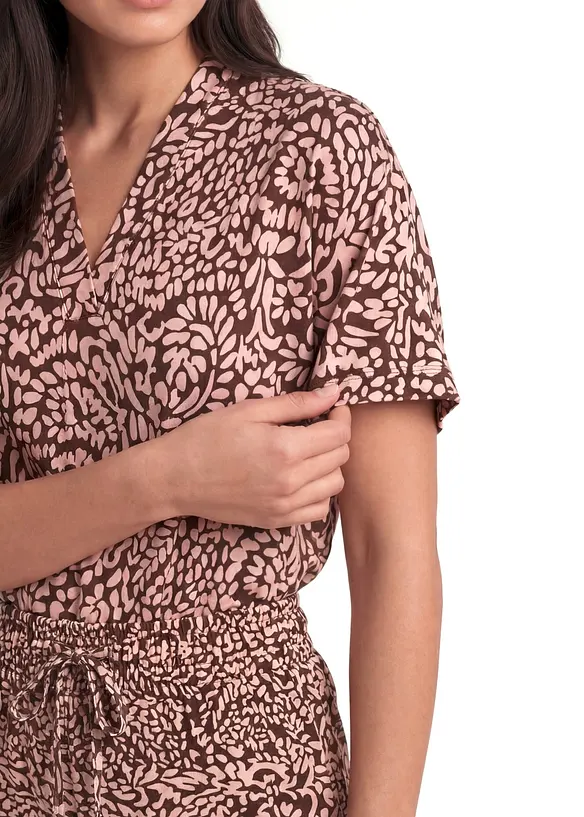 Blustunika av viskos med mjukt fall, bonprix