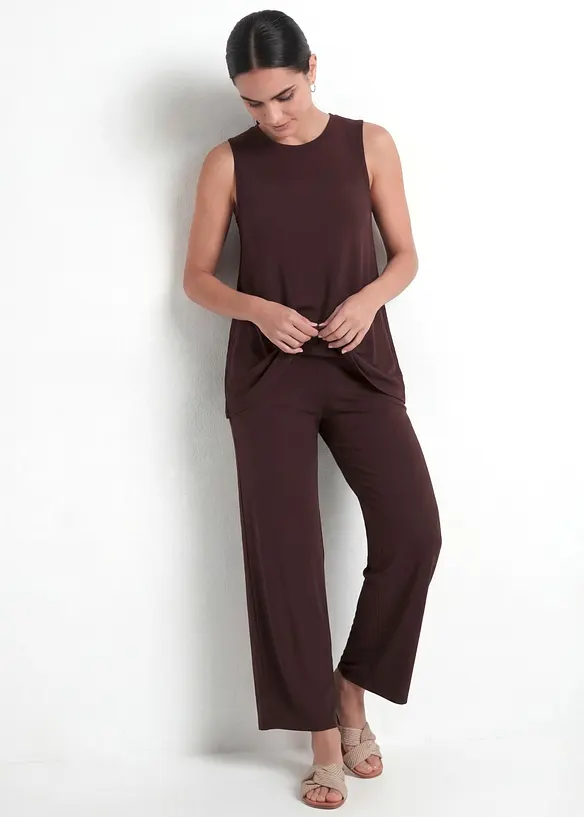 Jerseybyxa i viskosmix, bonprix