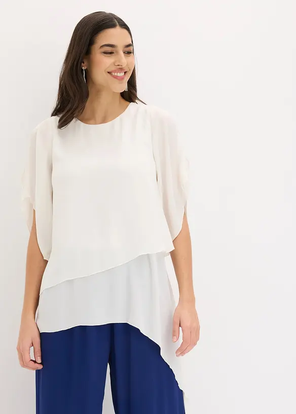 L&aring;ng blus i lager p&aring; lager-stil, bonprix