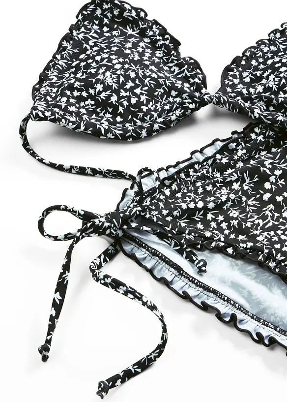 Bikini med rysch (2 delar), bonprix
