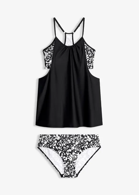 Tankini med vacker ryggdesign (2 delar), bonprix