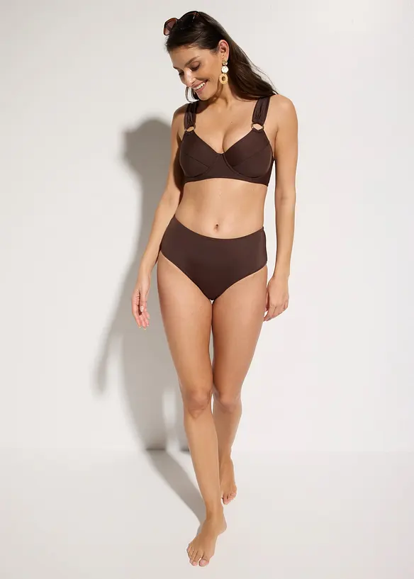 Minimizer-bikini med breda axelband (2 delar), bonprix