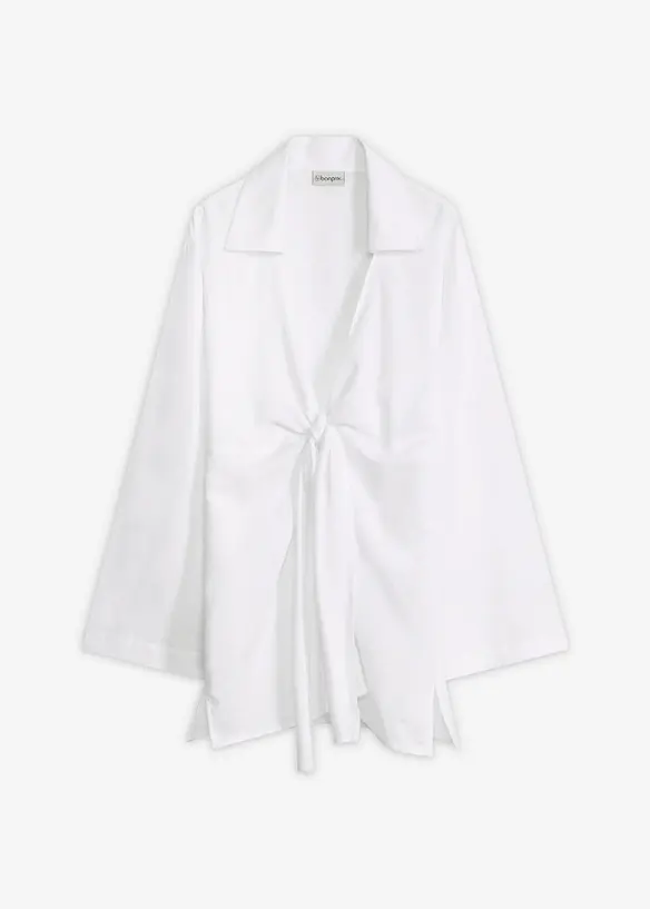 Strandblus av mjuk viskosmix, bonprix