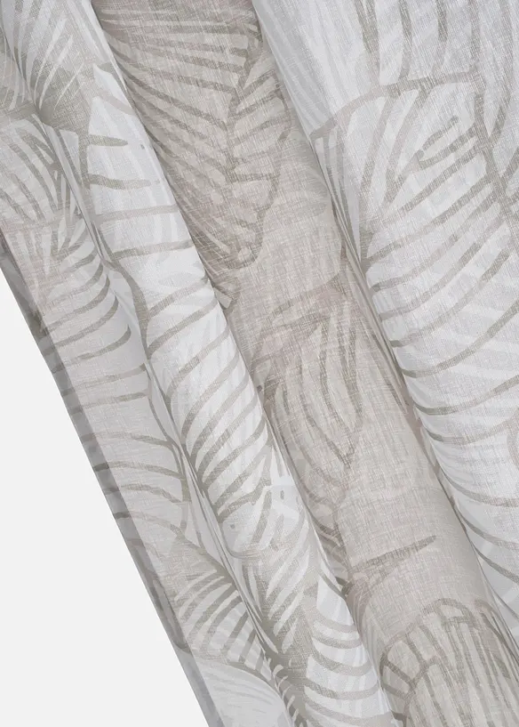 Gardinl&auml;ngd med bladm&ouml;nster, bonprix