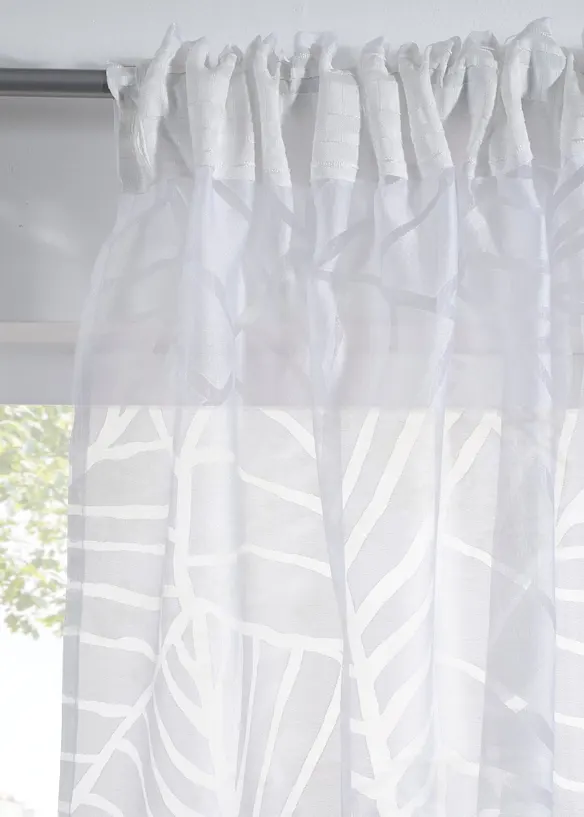 Gardin med burnout-m&ouml;nster (1-pack), bonprix