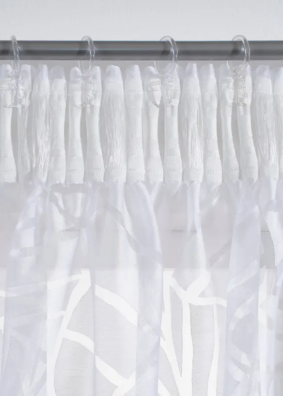 Gardin med burnout-m&ouml;nster (1-pack), bonprix