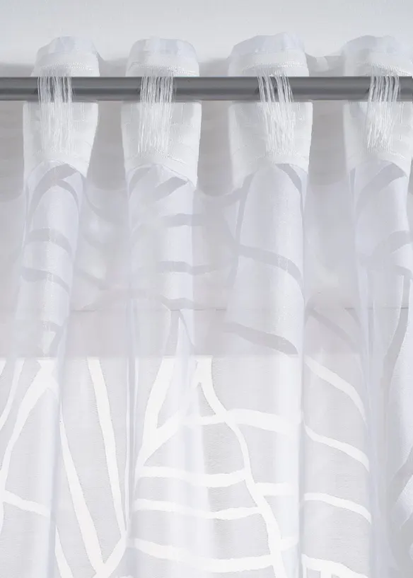 Gardin med burnout-m&ouml;nster (1-pack), bonprix