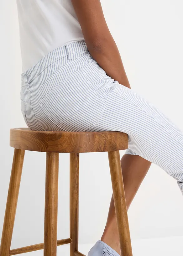 Caprijeans med Mid Waist, bonprix