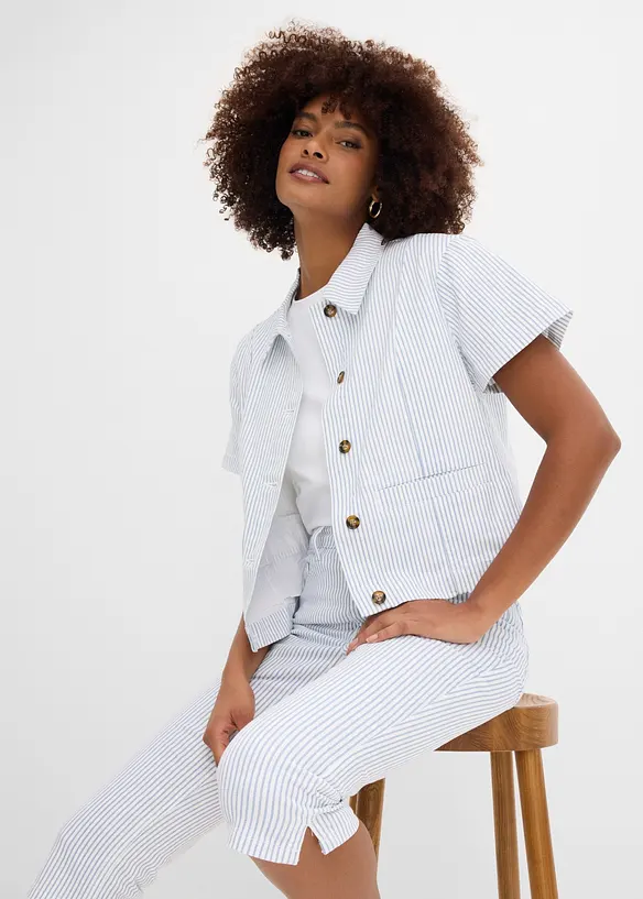 Caprijeans med Mid Waist, bonprix