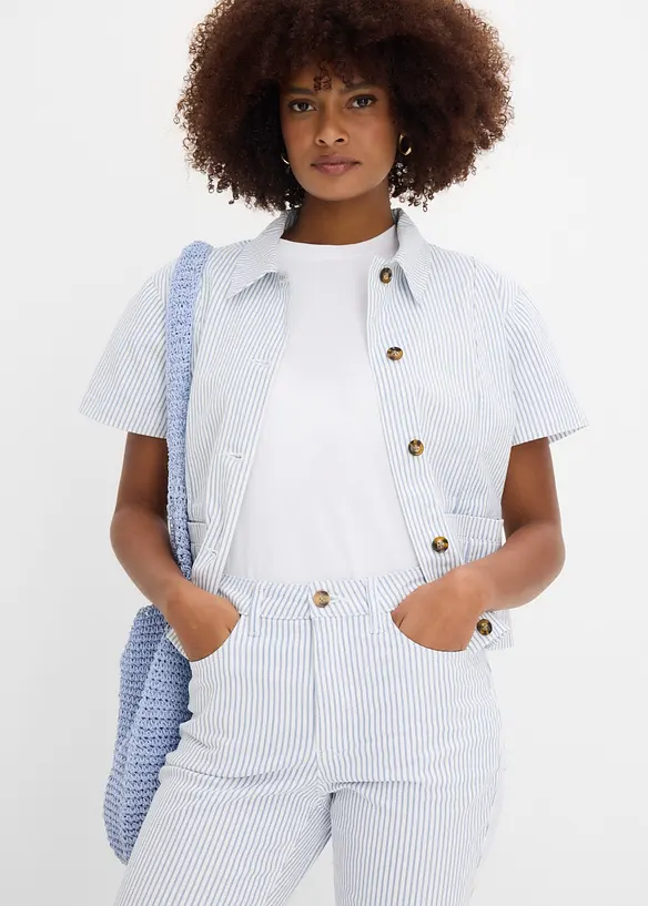 Caprijeans med Mid Waist, bonprix