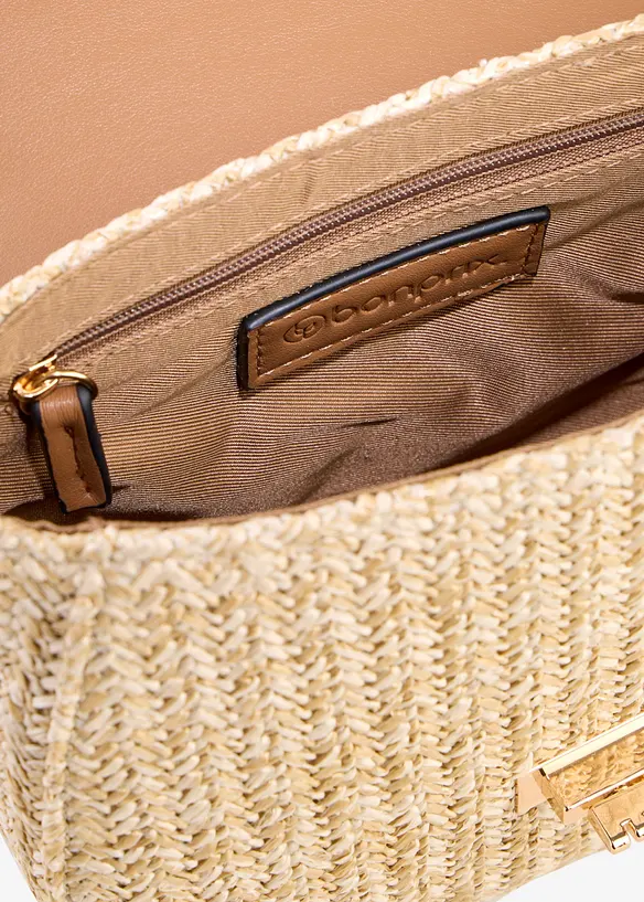 Axelremsv&auml;ska med halmlook, bonprix