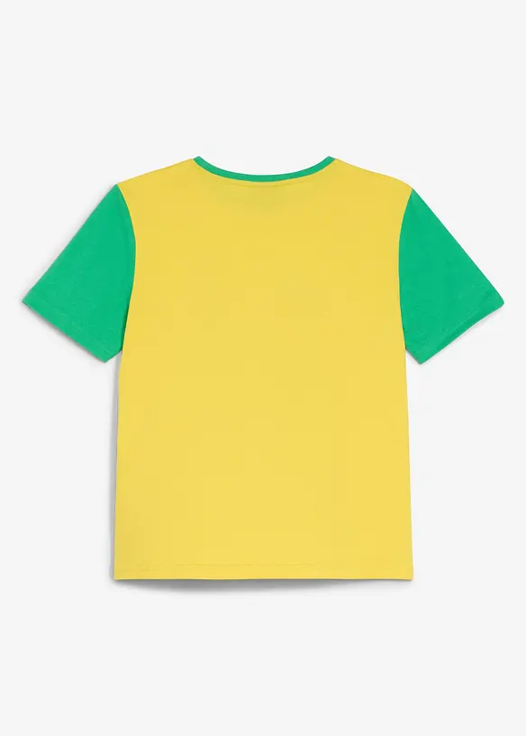 T-shirt i ekologisk bomull med Brasilien-tryck, bonprix