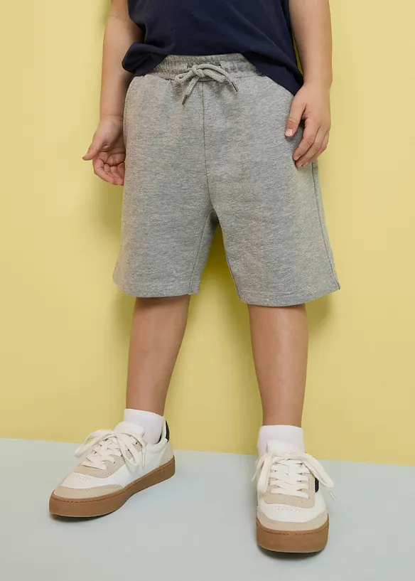 Sweatshirtshorts med ekologisk bomull (2-pack), bonprix