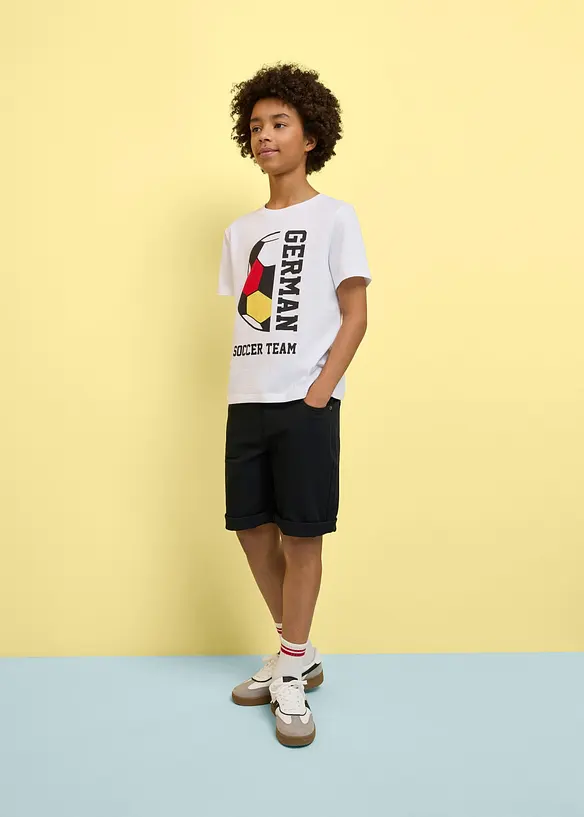 T-shirt av bomull med Germany-tryck, bonprix
