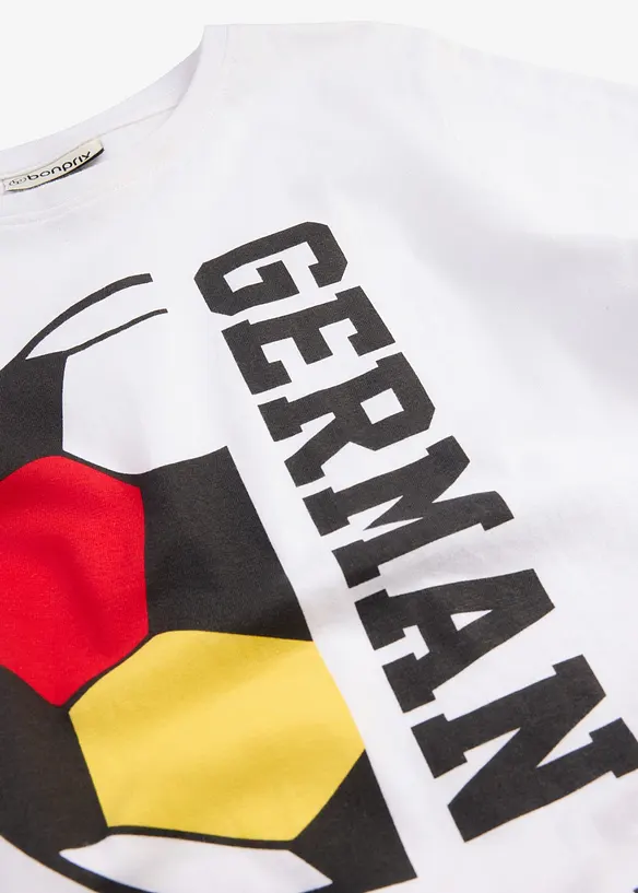 T-shirt av bomull med Germany-tryck, bonprix