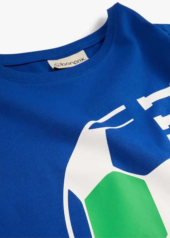 T-shirt av ekologisk bomull med Italy-tryck, bonprix