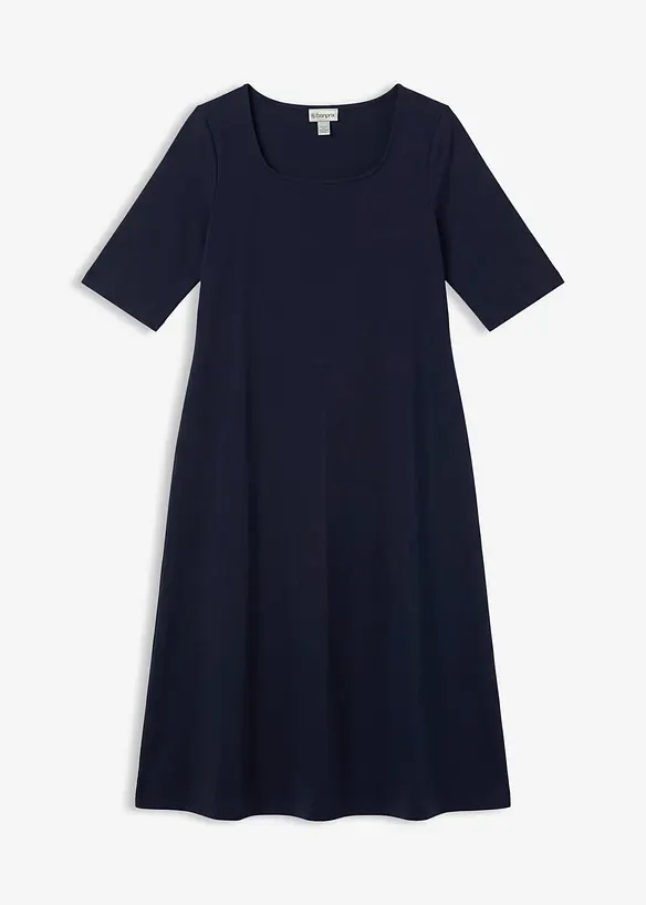 Jerseykl&auml;nning av ekologisk bomull, bonprix