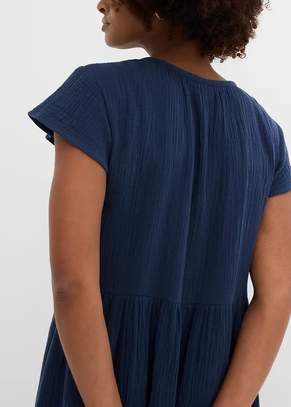 Kl&auml;nning av mjuk muslin, bonprix