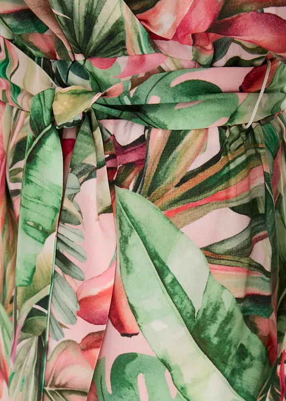 Jumpsuit med djup urringning, bonprix