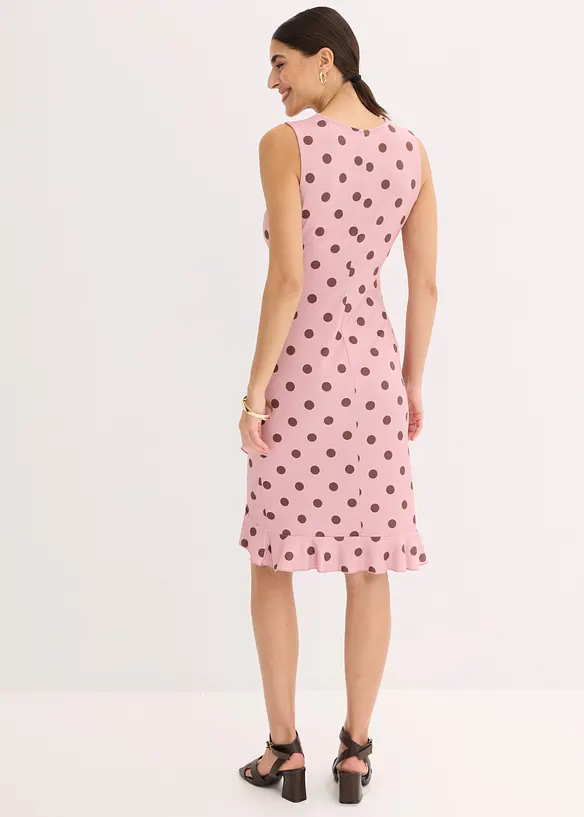 Jerseykl&auml;nning med djup ringning, bonprix