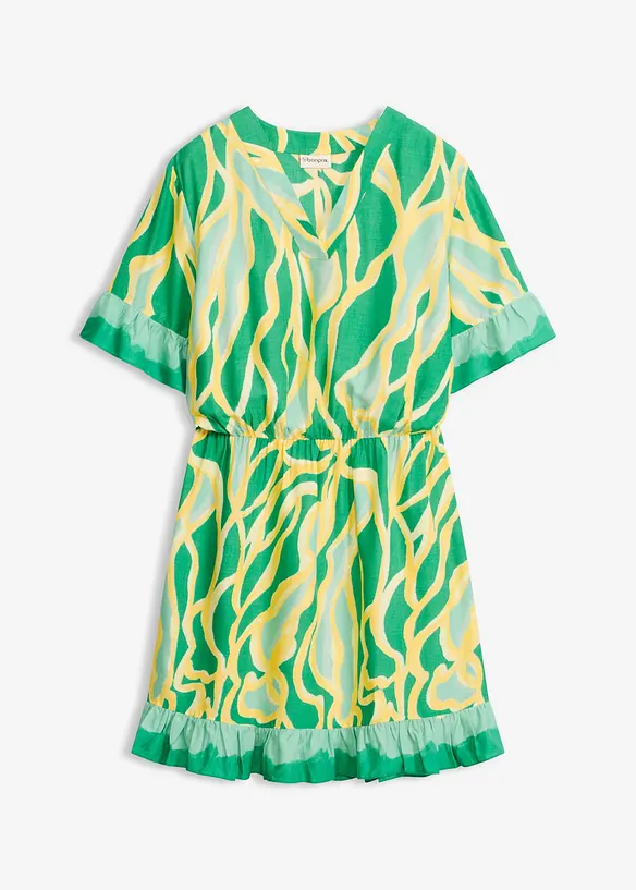 Chiffongkl&auml;nning i viskos med rysch, bonprix