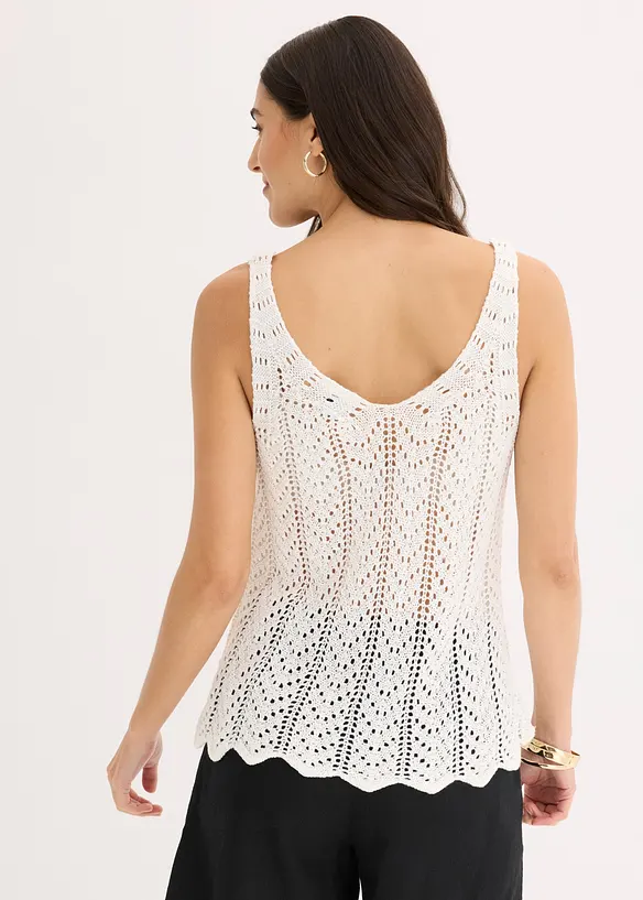 Stickat linne, bonprix