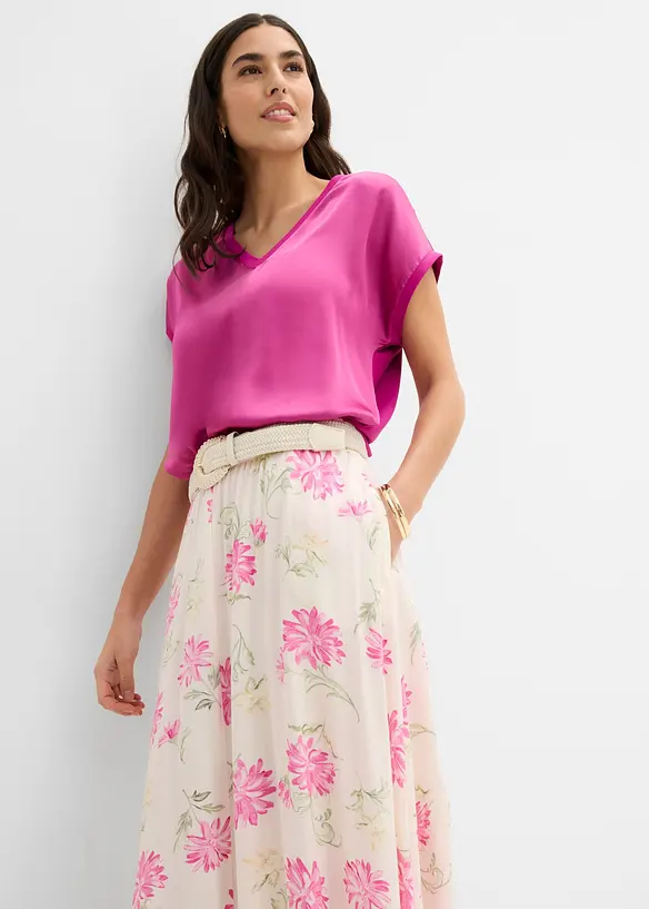 Maxikjol av viskos, bonprix