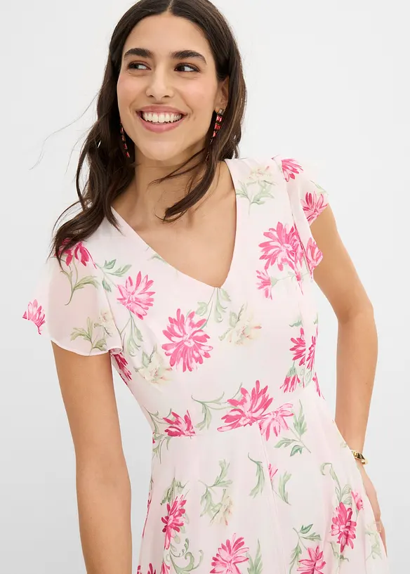 Jumpsuit med V-ringning, bonprix