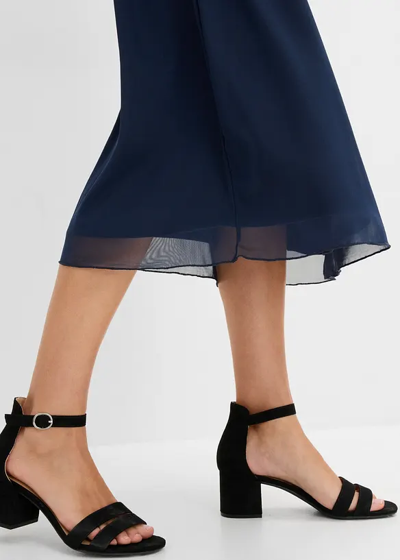 Jerseykl&auml;nning av mjuk mesh, bonprix