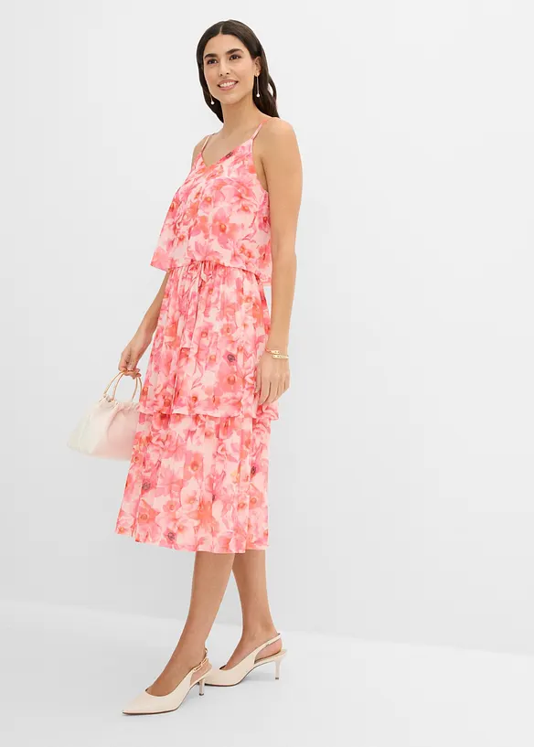 Midikl&auml;nning av mjuk mesh, bonprix