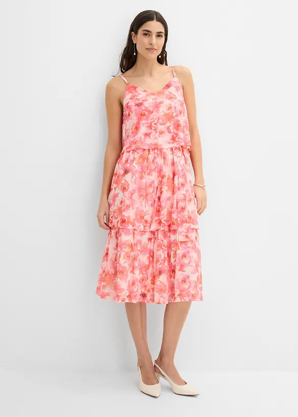 Midikl&auml;nning av mjuk mesh, bonprix