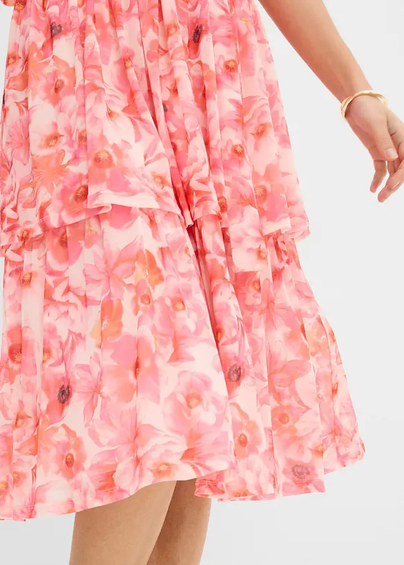 Midikl&auml;nning av mjuk mesh, bonprix