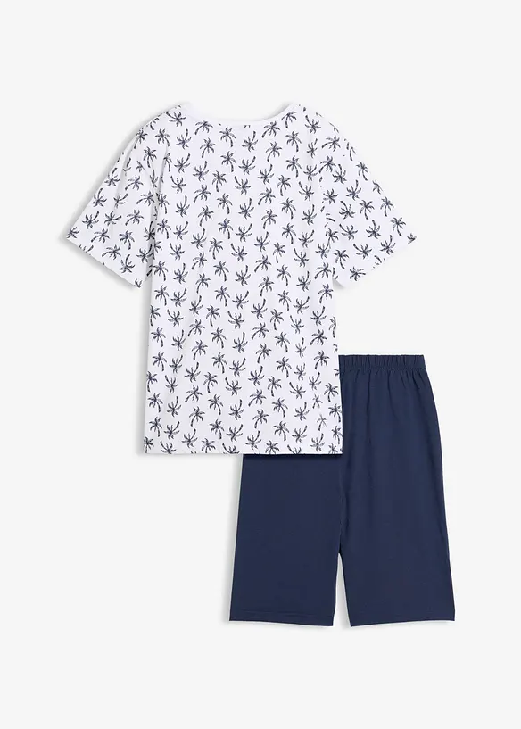 Pyjamas med shorts, av bomull, 2 delar, bonprix