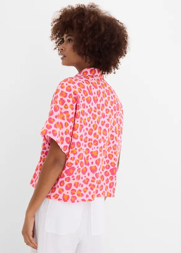 Blus i luftig muslin, bonprix