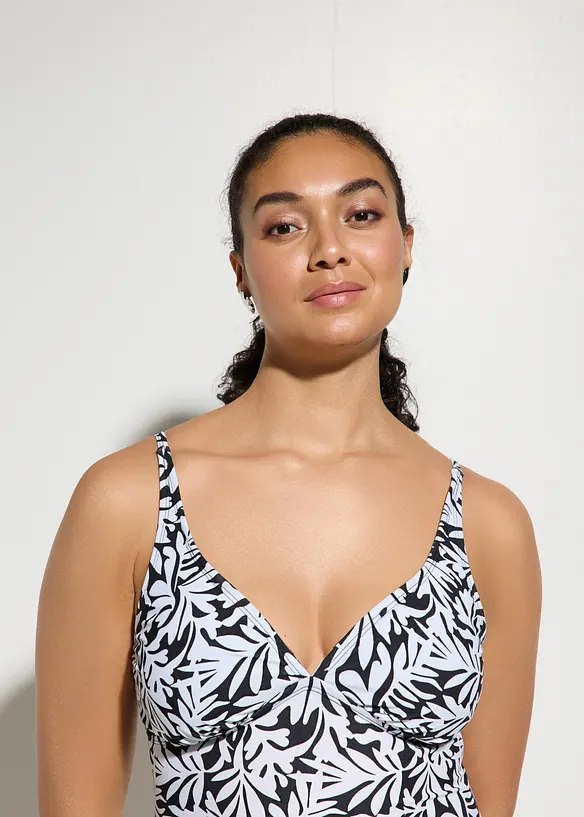 Baddr&auml;kt med V-ringning och l&auml;tt formande effekt, bonprix