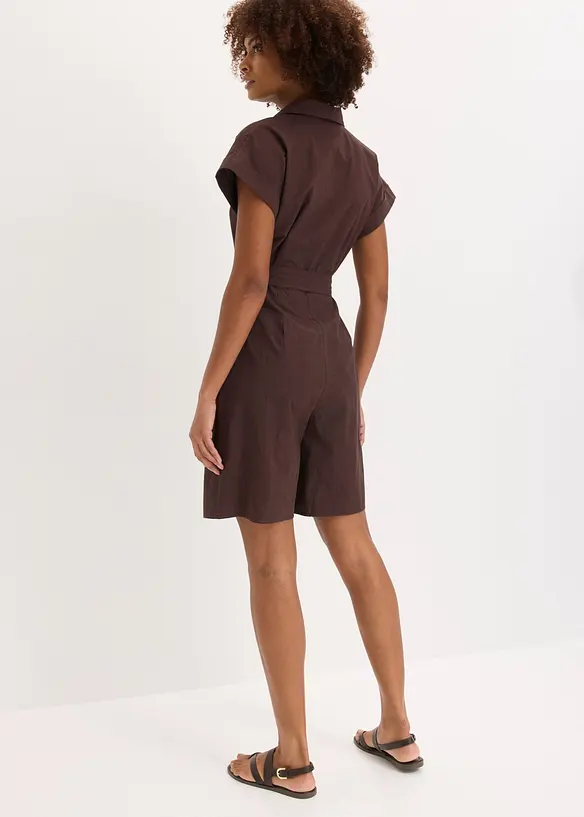 Jumpsuit med knytsk&auml;rp, bonprix