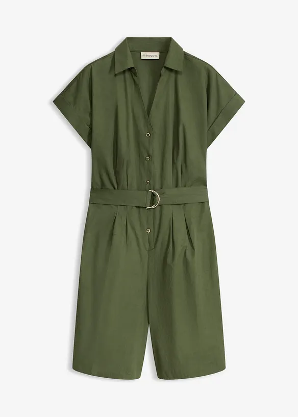 Jumpsuit med knytsk&auml;rp, bonprix