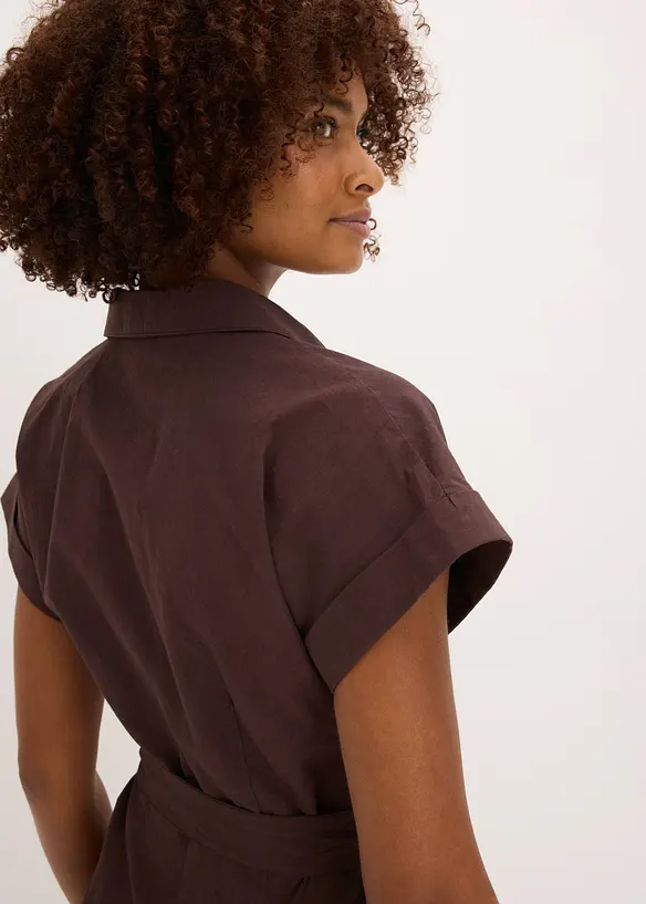 Jumpsuit med knytsk&auml;rp, bonprix