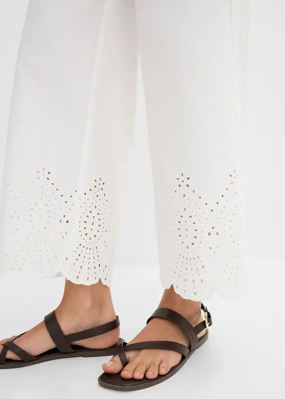 Culottebyxa av ren bomull, bonprix