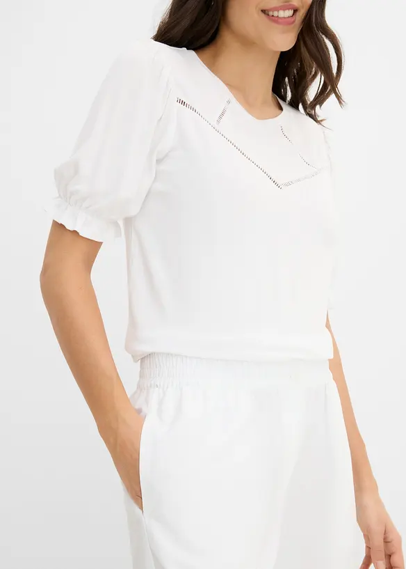 Culottebyxa av ren bomull, bonprix