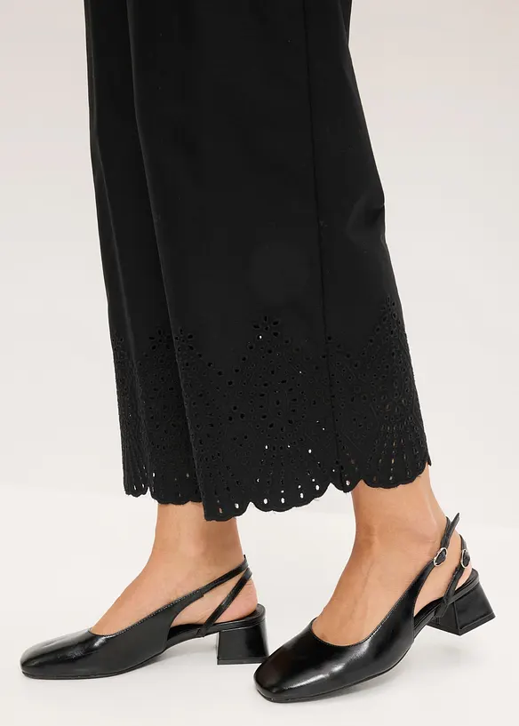 Culottebyxa av ren bomull, bonprix