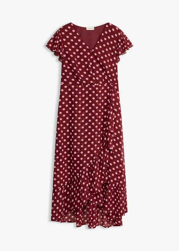 Chiffongkl&auml;nning med volanger, bonprix